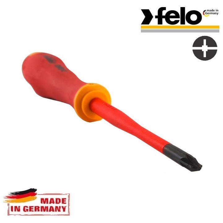 Отвертка FELO Z1x80 Е-slim Ergonic PlusMinus S417-S
