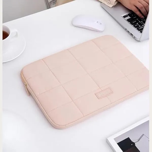 Husa laptop universala 15.6 inch, roz, 37x27x2cm, usoara si captusita