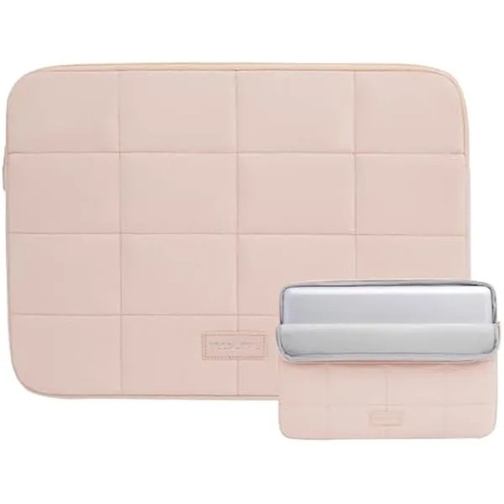 Husa laptop universala 15.6 inch, roz, 37x27x2cm, usoara si captusita