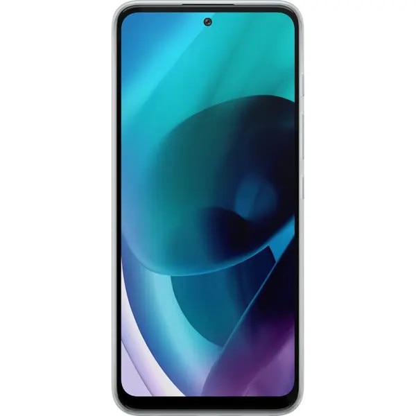 Husa transparenta pentru Motorola Moto G71 5G PRE-CJk0515-26-0731-3132, colaj creativ cu tema hochei si decoratiuni albastre, suport incarcare wireless, protectie anti-zgarieturi, albastru