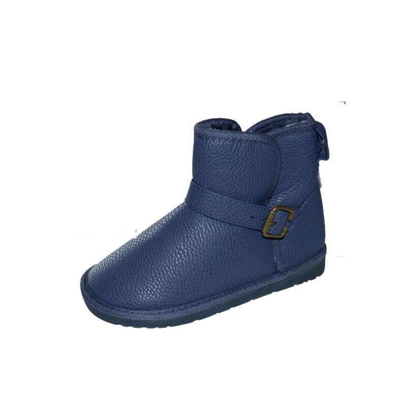 Cizme imblanite pentru fetite MRS, Bleumarin