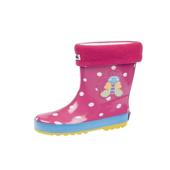 Cizme din cauciuc pentru fetite American Club 644/16-D, Fucsia Cizme din cauciuc pentru fetite American Club 644/16-D, Fucsia