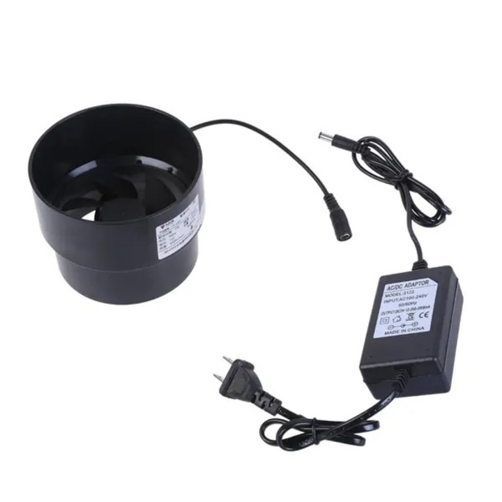 Ventilator canal 110-100mm variabil 5W 12V alb 160cm