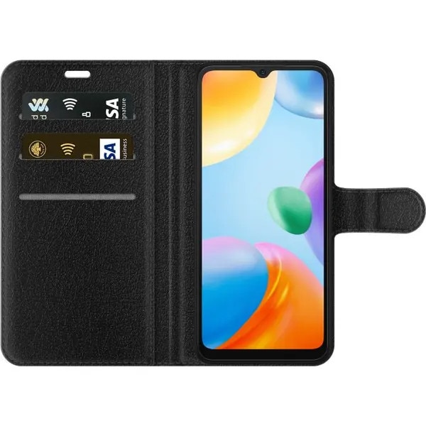 Husa portofel pentru Xiaomi Redmi 10C PRE-CJk0515-26-0731-3883, design unicorn cu manera sclipitoare si text „Glitter Babe”, multicolor