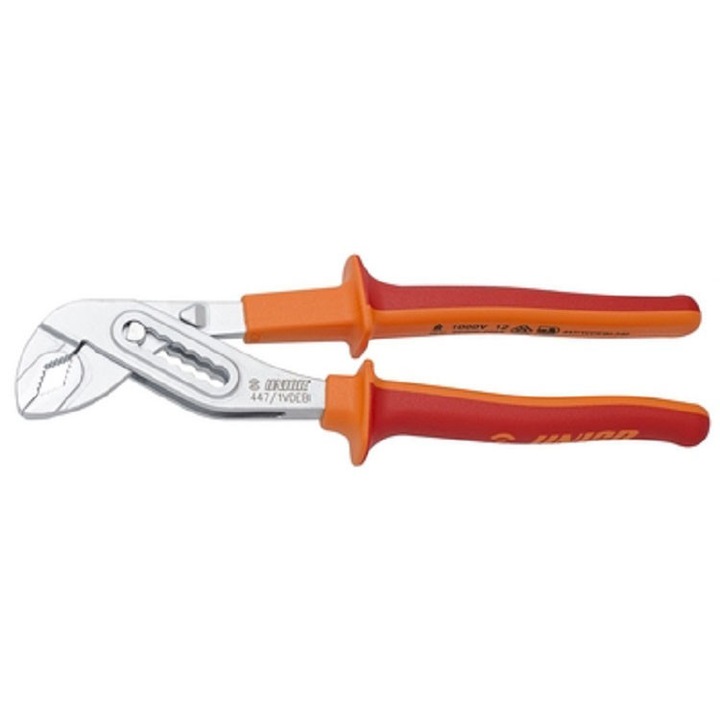 Szigetelt vízpumpafogó áttűzött csuklóval Unior ,240mm