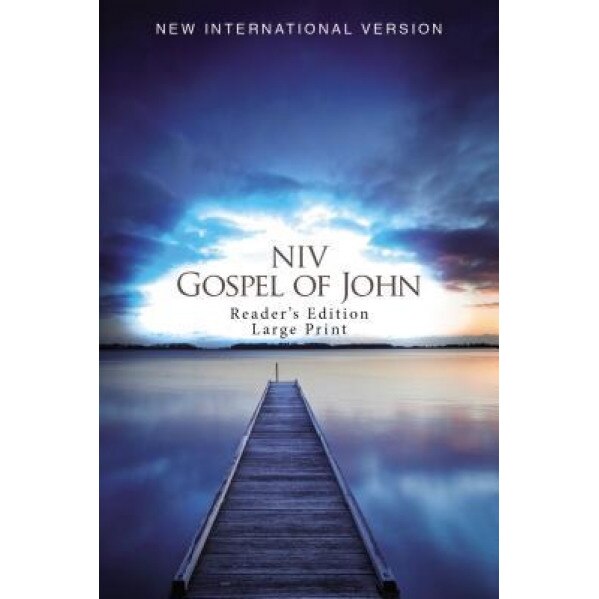 NIV, Gospel of John, Reader's Edition, Large Print, Paperback, Zondervan (Author)