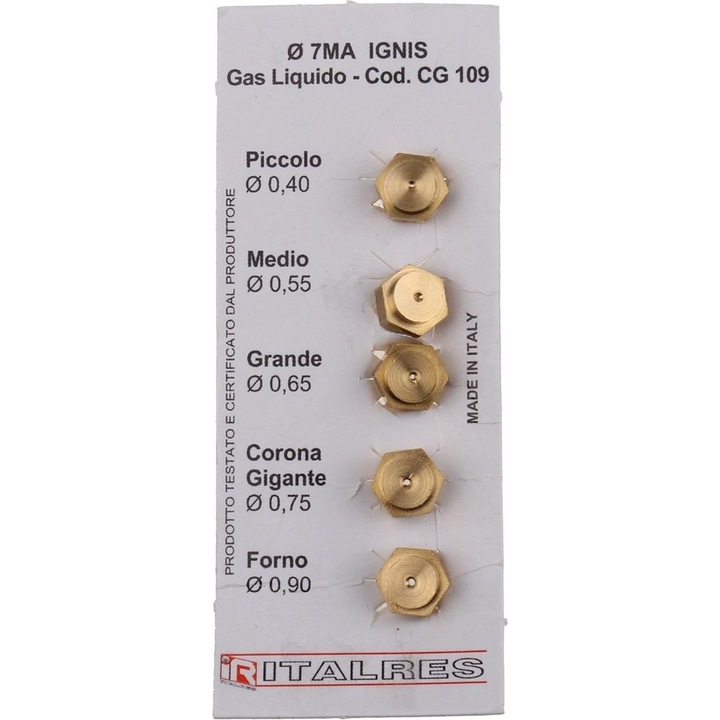 Set duze pentru aragaz Universal 7 MA