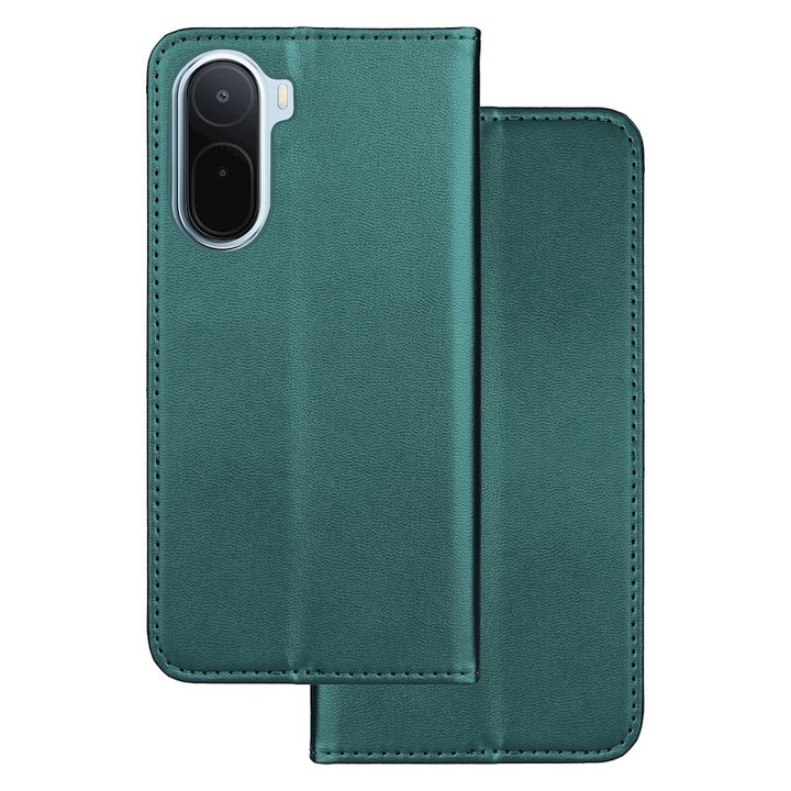 Husa pentru Xiaomi Redmi A7 Pro flip smart dark green