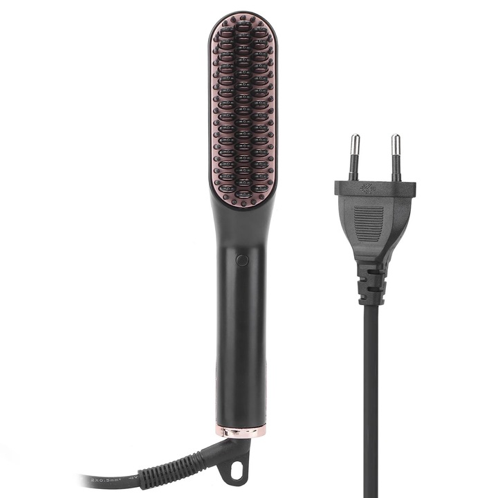 Pieptene de indreptat par si barba YANYXR multifunctional negru 110-240V 35W