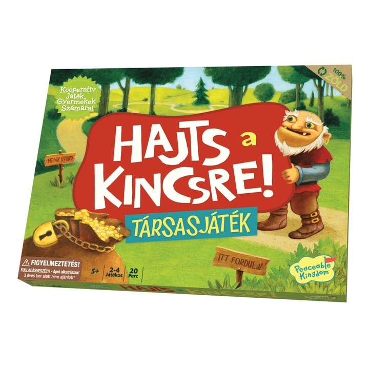Peaceable Kingdom Hajts A Kincsre! magyar nyelvű társasjáték