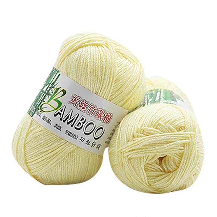 YANYXR pamutfonal 30% pamut 70% szál 50g fehér 1.2mm