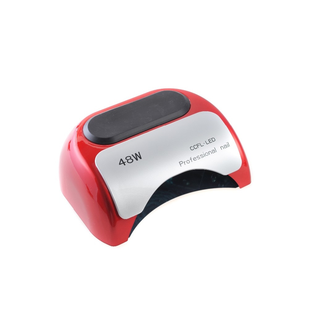 Lampa unghii UV LED + CCFL 48W cu Timer si Senzor - Rosie