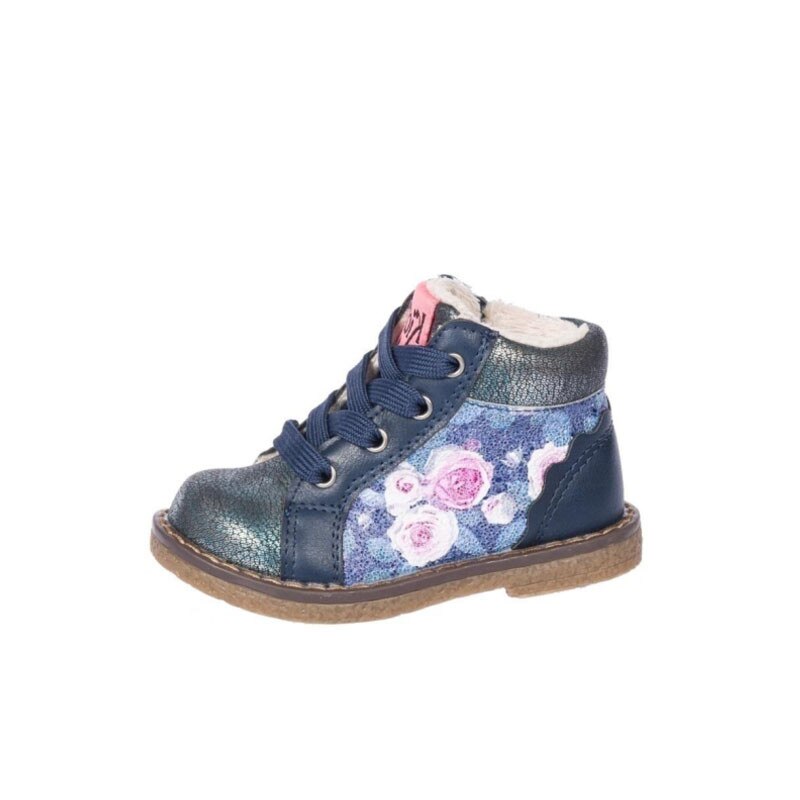 Ghete pentru fetite American Club C17275-B, Bleumarin