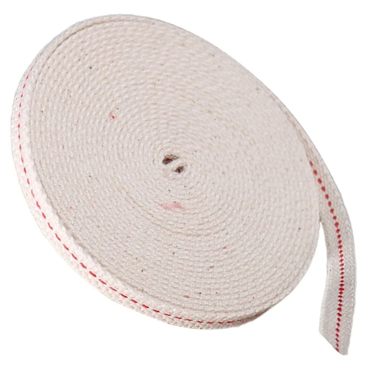Fitil din bumbac YANYXR 100x0.8x0.1cm pentru lampi cu ulei si lumanari