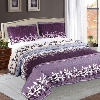 Set cuvertura matlasata + 2 fete de perna, pat dublu, C10 Set cuvertura matlasata + 2 fete de perna, pat dublu, C10