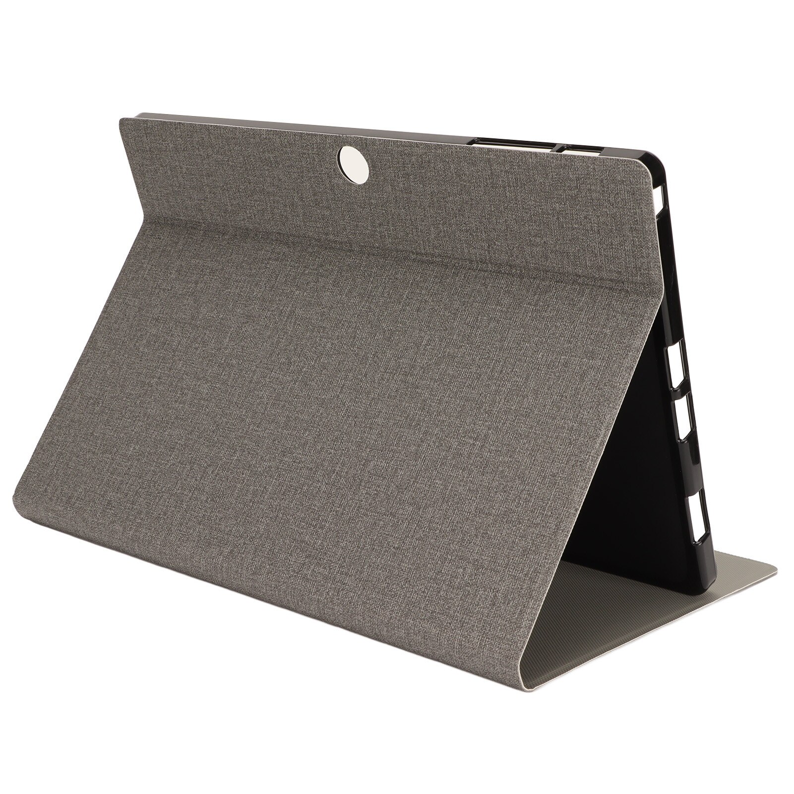 Husa tableta, piele artificiala, rezistenta la apa, gri, ajustabila, pentru Cube Iplay9T
