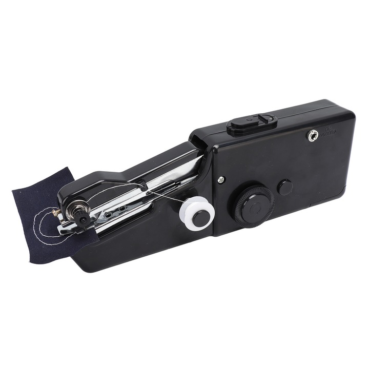Masina de cusut portabila electrica, ABS, 312g, alimentare 4xAA