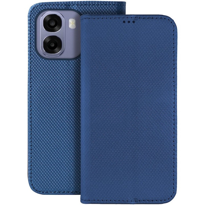 Husa pentru Oppo A6 4G / A6 5G / A6X 4G / A6X 5G / A6S 4G / A6S 5G Global flip smart case navy blue