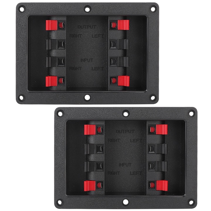 Cutie de jonctiune 8 pozitii, 2 buc, 100V, 1.5A/3A, AWG24-16