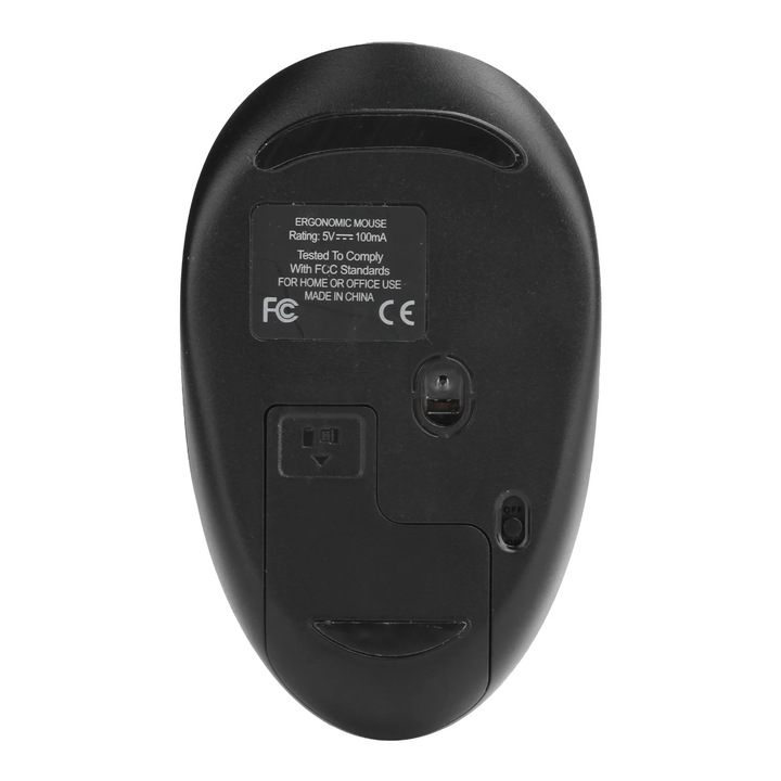 YANYXR optikai vezeték nélküli egér, 3 DPI sebesség, világoskék, USB, 400mAh