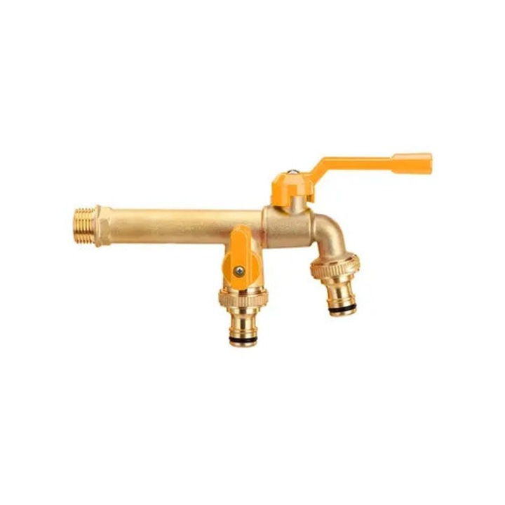 Robinet alama prelungit 20x11x3cm galben