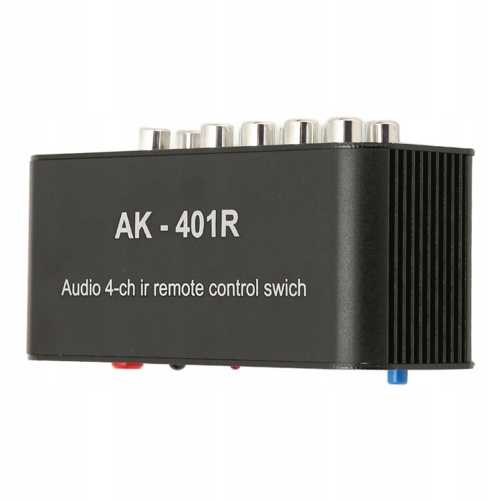 Adaptor multifunctional comutator RCA cu 4 cai 4 x RCA 1 x LR 12V
