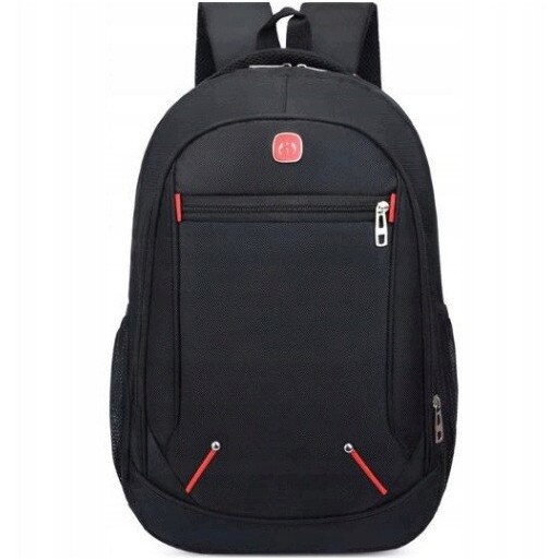 Rucsac sport turistic scoala 30L negru rosu 45x31x16cm impermeabil