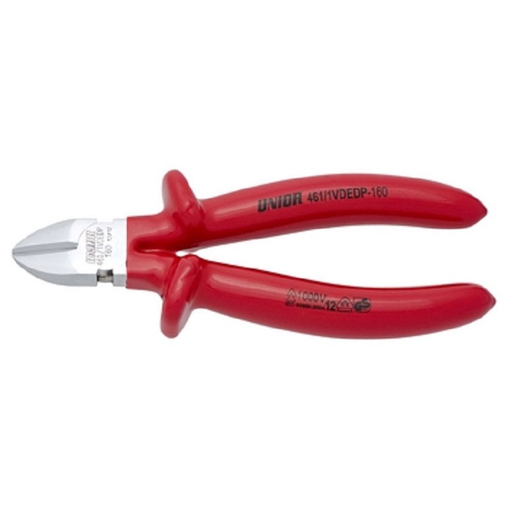 Szigetelt oldalcsípőfogó Unior ,160mm