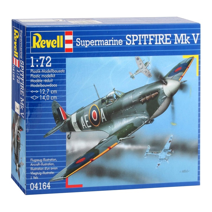 Revell modell építő készlet - Spitfire Mk V harci repülőgép