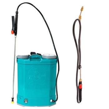 Set Pompa stropit electrica Pandora 16 Litri + Lance extensibila 2.8m, 5 Bar, + regulator presiune, Vermorel cu baterie - acumulator Set Pompa stropit electrica Pandora 16 Litri + Lance extensibila 2.8m, 5 Bar, + regulator presiune, Vermorel cu baterie - acumulator