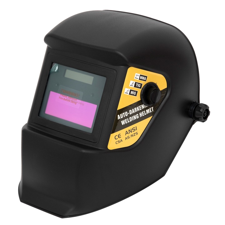 SPV Poland 350E hegesztőmaszk, automata, 3 beállítás, MMA-TIG-MIG, új modell