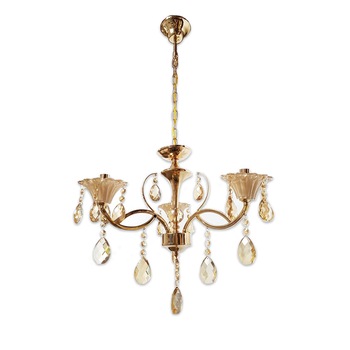Lustra Julia 8019/3, schelet auriu, metal sticla si cristal, 3*e14, inaltime ajustabila 50-90 cm Lustra Julia 8019/3, schelet auriu, metal sticla si cristal, 3*e14, inaltime ajustabila 50-90 cm