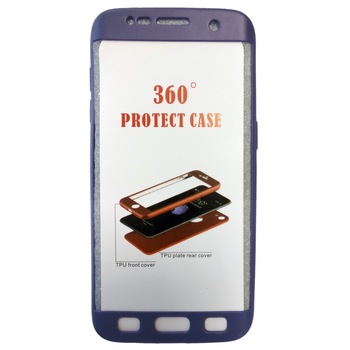 Husa Samsung Galaxy S7 Edge Flippy Full Silicone Albastru Husa Samsung Galaxy S7 Edge Flippy Full Silicone Albastru