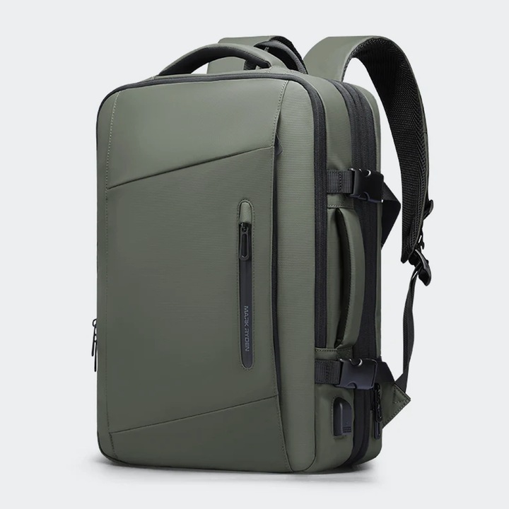 Rucsac Mark Ryden, ergonomic, rezistent la apa, verde, 30x28x46cm, 38.7L