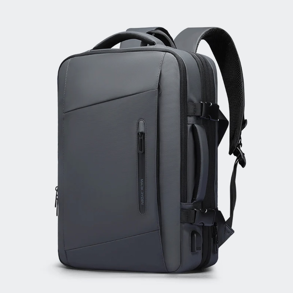 Rucsac Mark Ryden, ergonomic, rezistent la apa, gri, 30x28x46cm, 38.7L