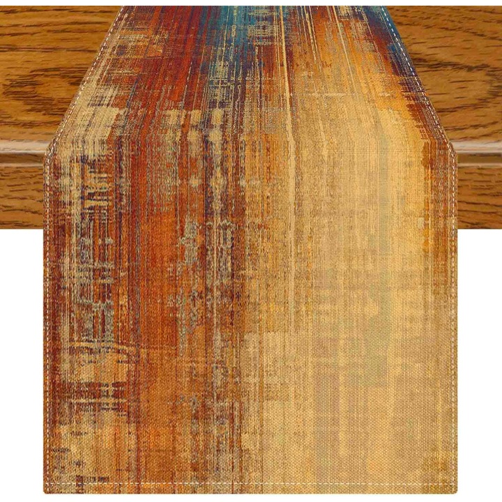 Asztali futó Carmdering EMAG-FP20260801-2793, modern retro művészeti design, többszínű, 40 x 140 cm