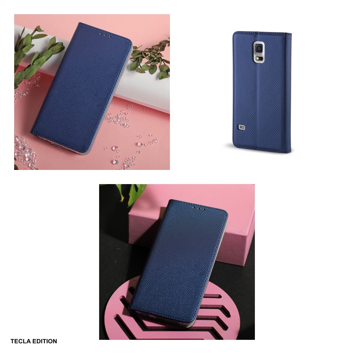 Husa Smart Magnet pentru Honor 400 Smart, tip carte cu inchidere magnetica, Albastru