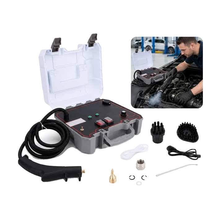 Aparat de curatat cu abur portabil 1400W 10.5x7x6cm