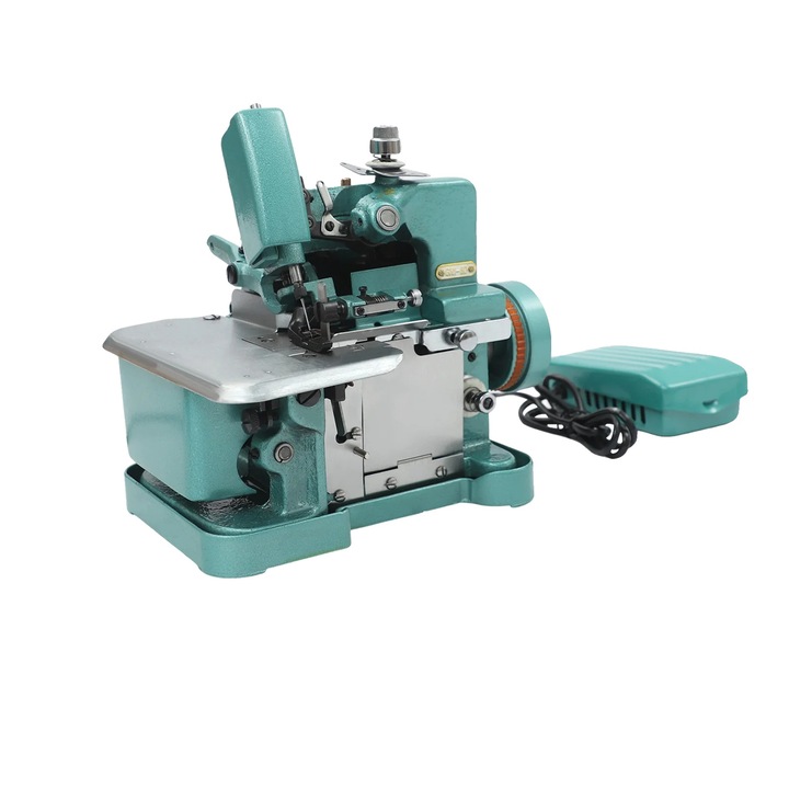 Masina de cusut overlock, verde, 25x21x27cm, 3000 cusaturi/min, fonta