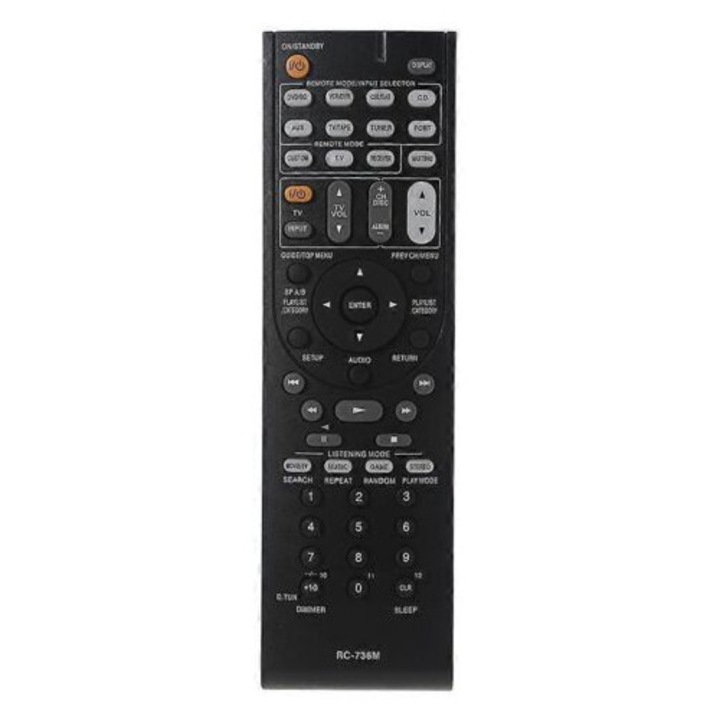 Telecomanda universala pentru sistem home cinema, negru