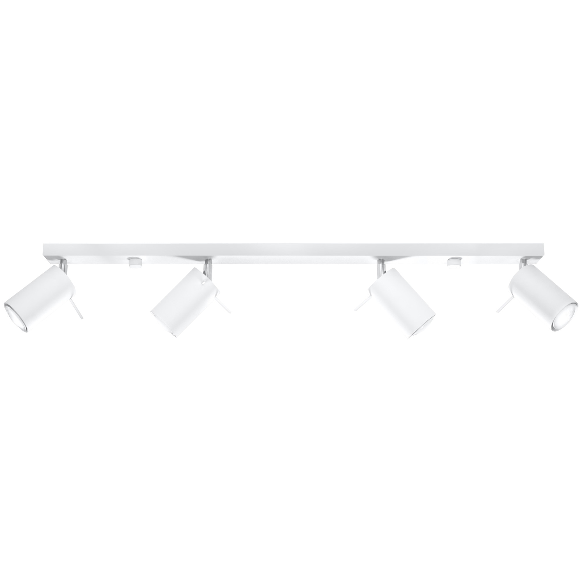 Plafoniera SOLLUX Ring 4, LED, GU10, Spot, Loft Design, Negru