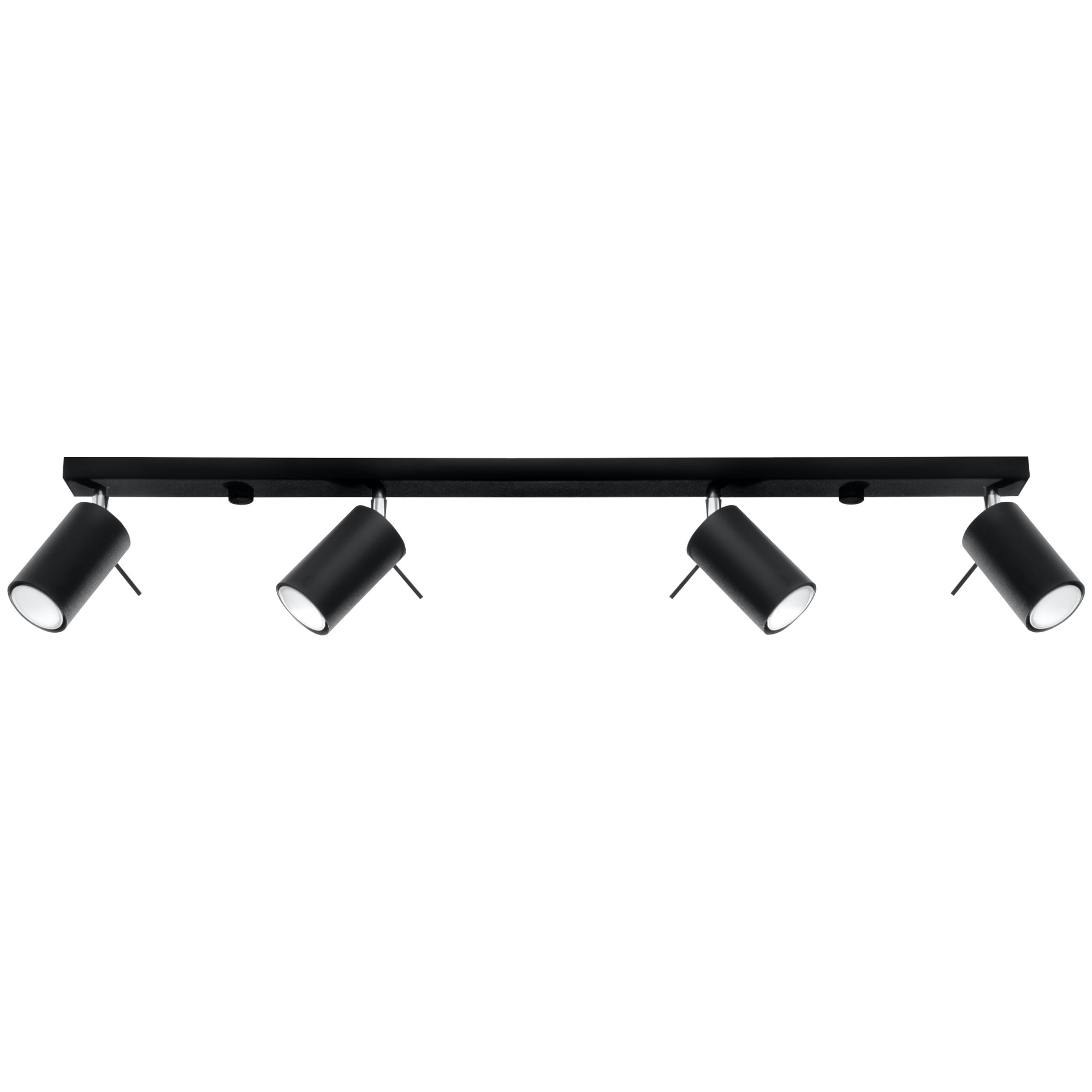 Plafoniera Ring, Sollux Lighting, GU10, 4 X 40 W, Negru