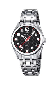 Festina, Ceas rotund cu trei indicatoare, Argintiu Festina, Ceas rotund cu trei indicatoare, Argintiu