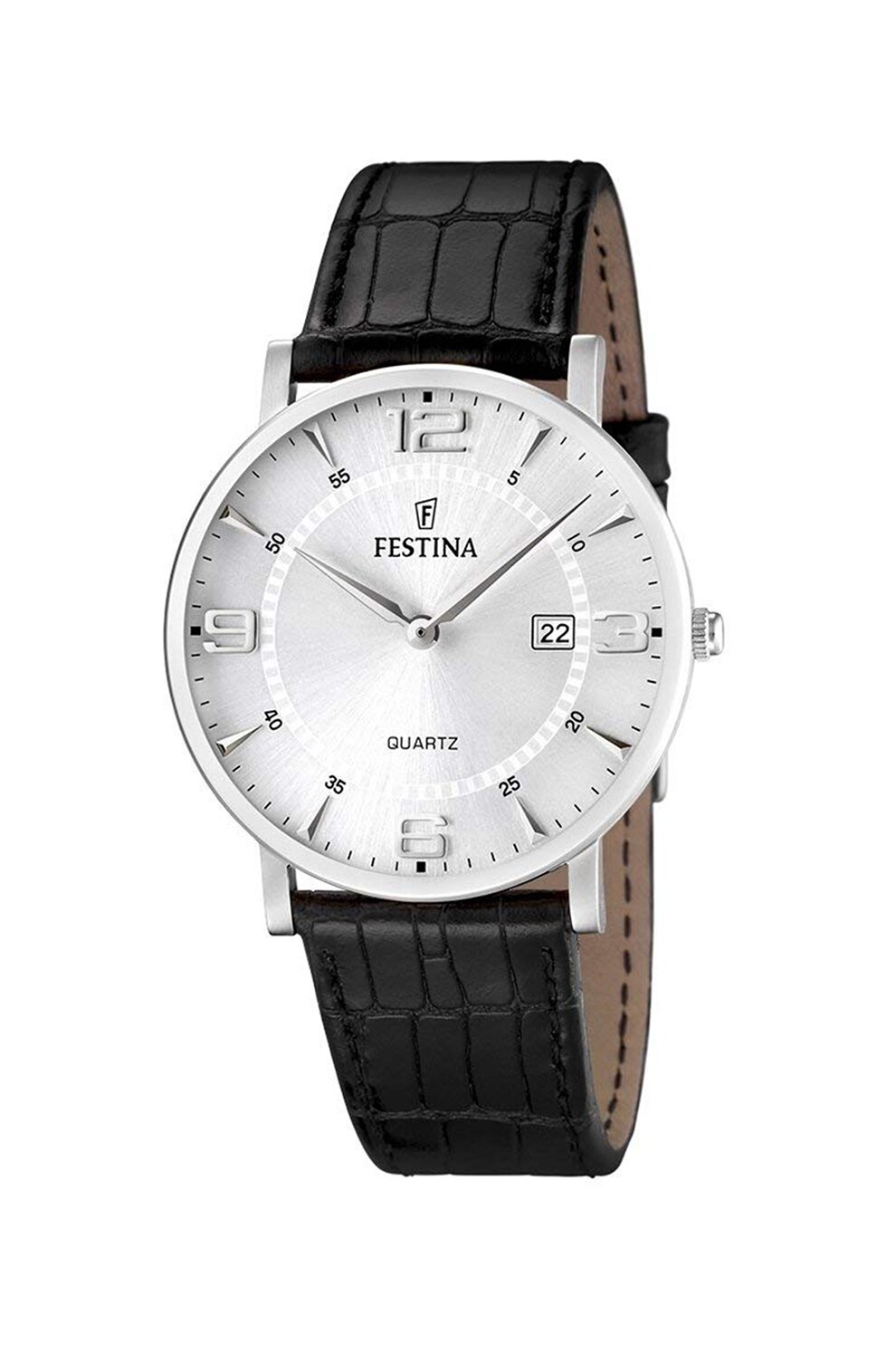 Festina, Ceas cu o curea de piele, Negru
