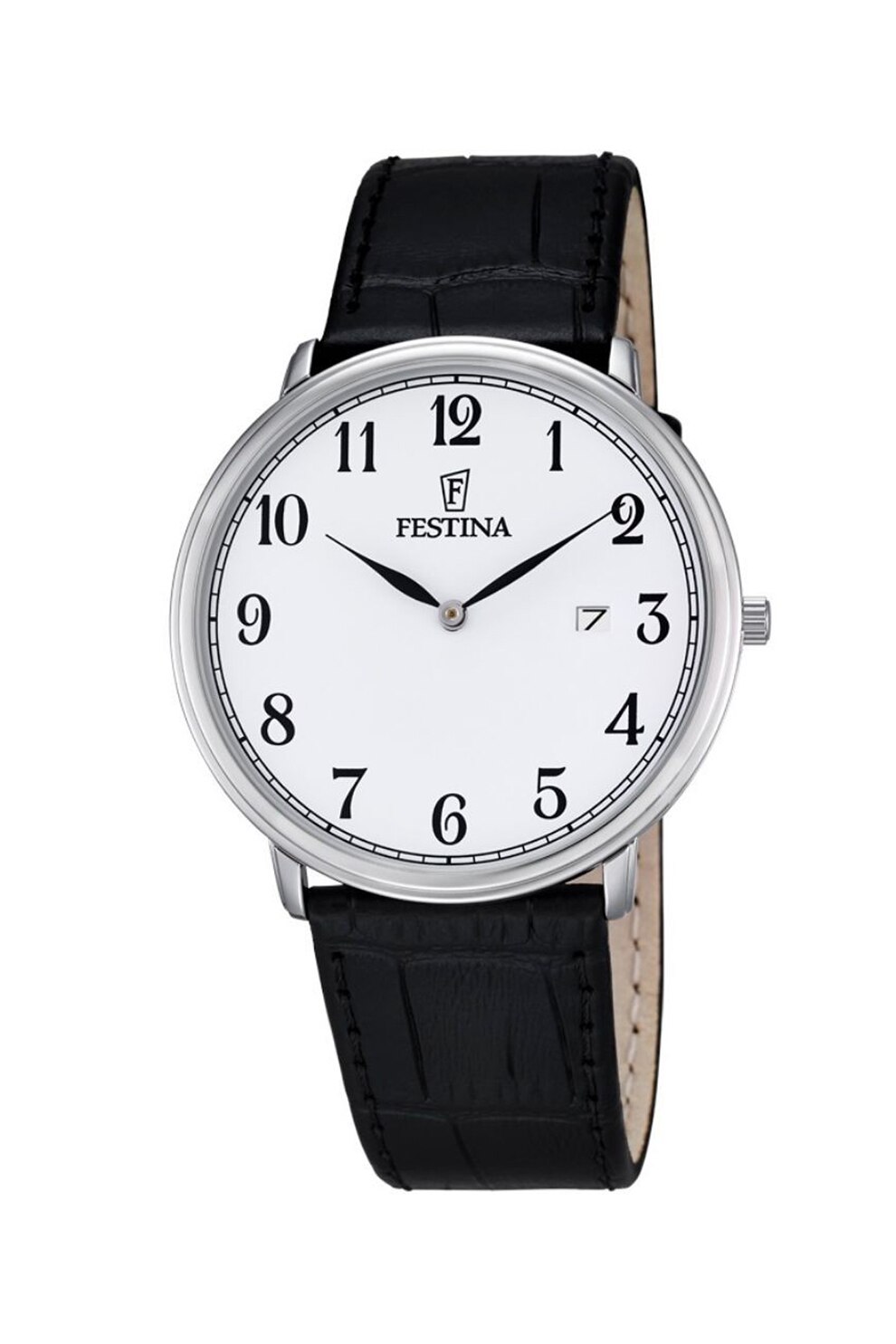 Festina, Ceas cu o curea de piele, Negru