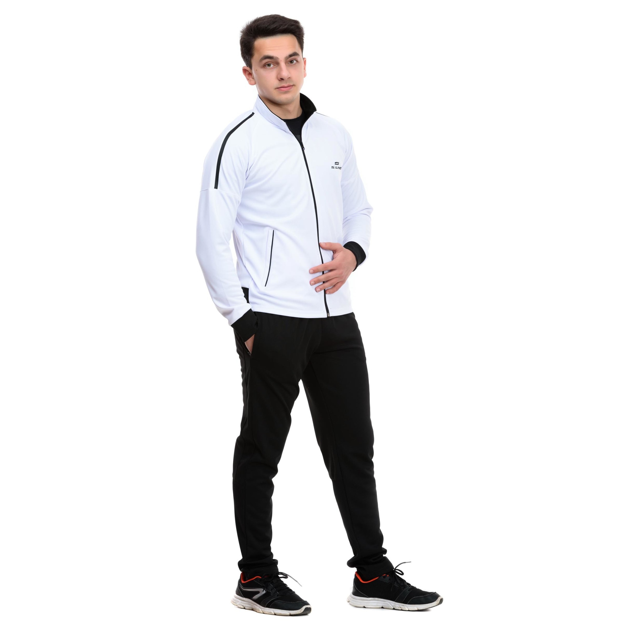 Trening S-LINE STORM Pentru Barbati, Alb/Negru