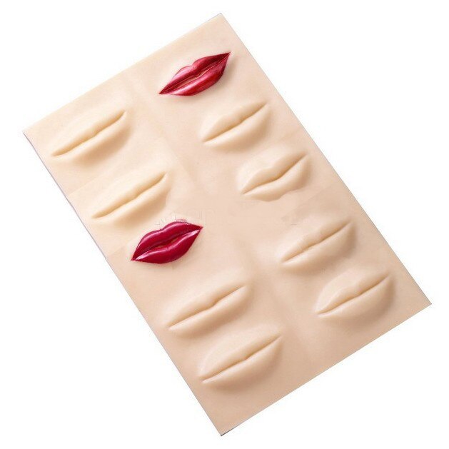 Piele sintetica 3D, buze, pentru exersarea tatuajelor cosmetice