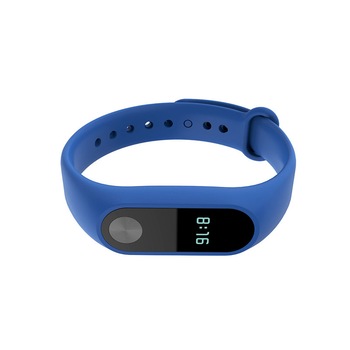 Curea de schimb din silicon pentru bratara Xiaomi Mi Band 2, Culoare Albastru Inchis Curea de schimb din silicon pentru bratara Xiaomi Mi Band 2, Culoare Albastru Inchis