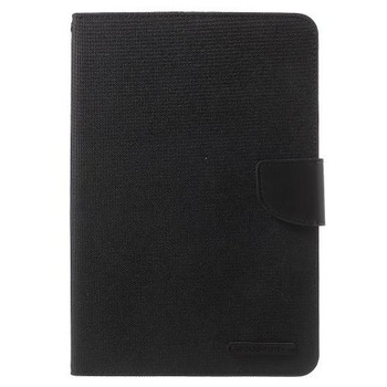 Husa iPad mini 2 / 3 - Canvas Diary Book Type Magnetic Negru Husa iPad mini 2 / 3 - Canvas Diary Book Type Magnetic Negru