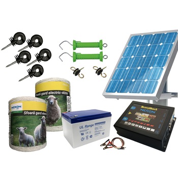 Kit complet gard electric NEXON HeavyShock 2.5 J 12V , 800m 6lite Kit complet gard electric NEXON HeavyShock 2.5 J 12V , 800m 6lite